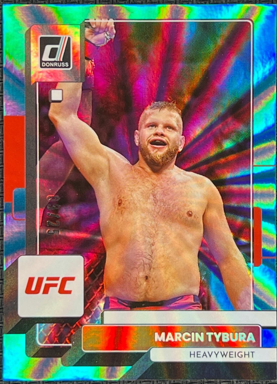 Marcin Tybura 2023 Panini Donruss UFC Base #65 Teal Laser