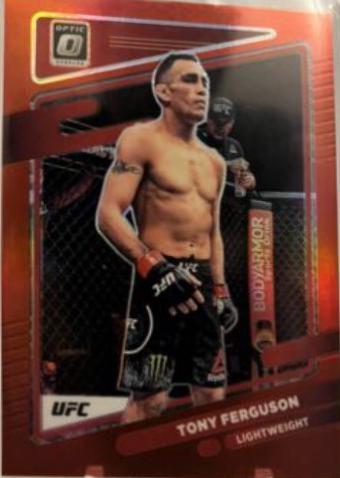 Tony Ferguson 2022 Panini Donruss Optic UFC Base #49 Red