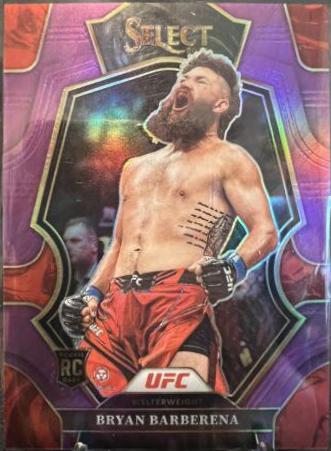 Bryan Barberena 2023 Panini Select UFC Premier Level #140 Purple