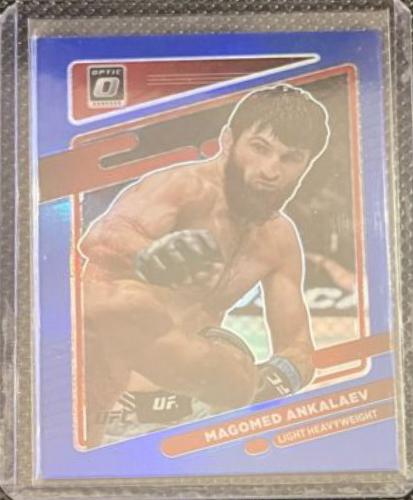 Magomed Ankalaev 2022 Panini Donruss Optic UFC Base #10 Blue