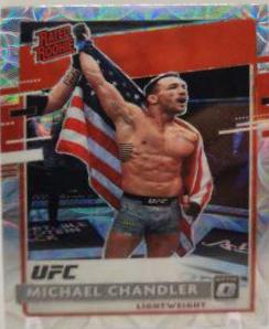 Michael Chandler 2021 Panini Chronicles UFC Base Optic Rated Rookies #220 Asia