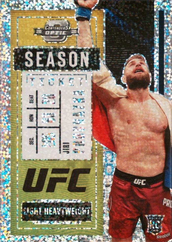 Jiri Prochazka 2021 Panini Chronicles UFC Base Contenders Optic Season Ticket #274 Pink