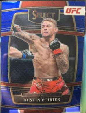 Dustin Poirier 2022 Panini Select UFC Concourse #75 Blue