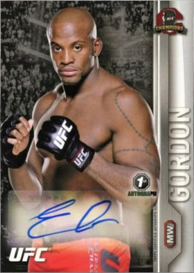 Eddie Gordon 2015 Topps UFC Champions Autographs #FA-EG Red
