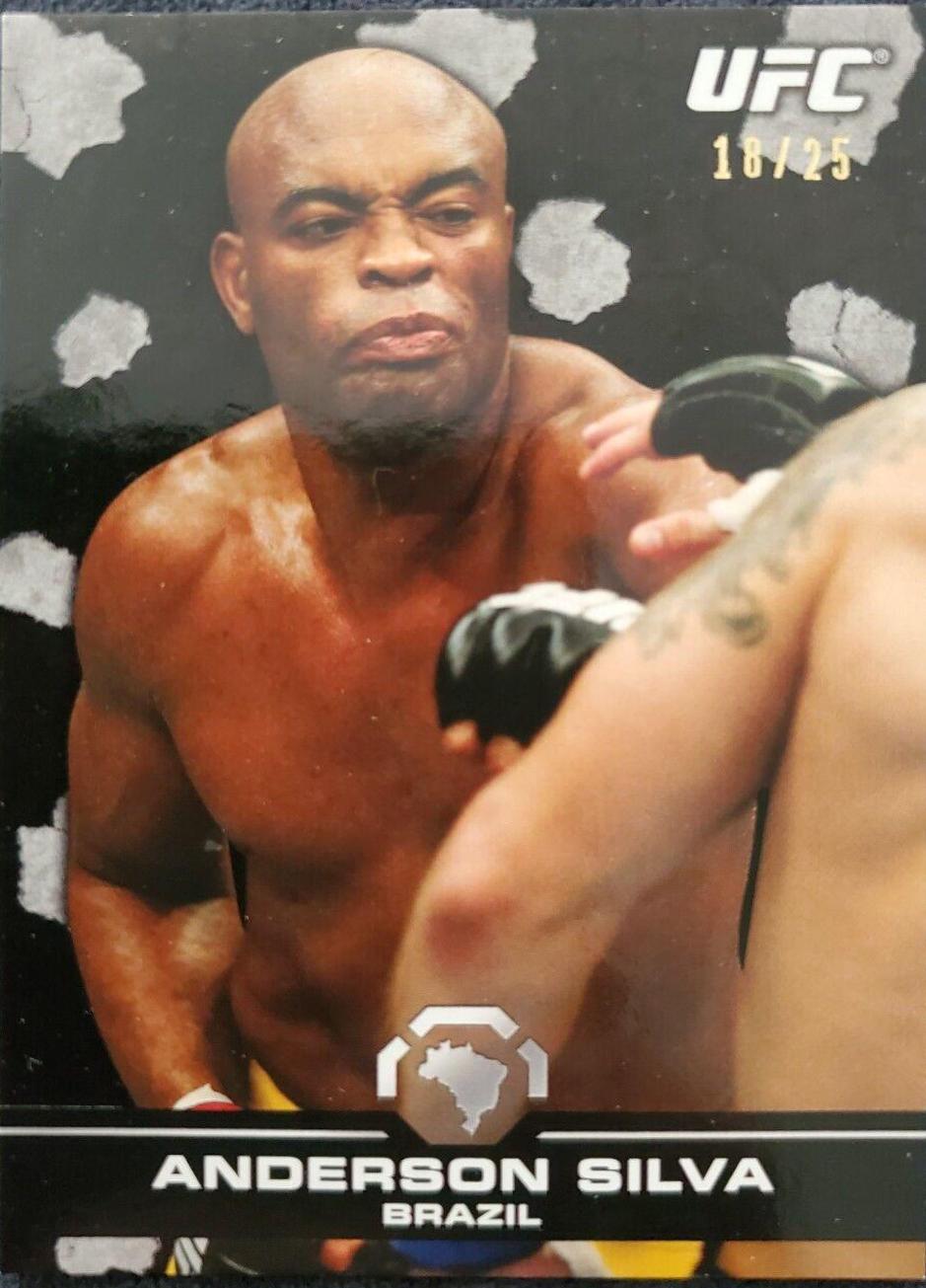 Anderson Silva 2013 Topps UFC Bloodlines Base #90 Black