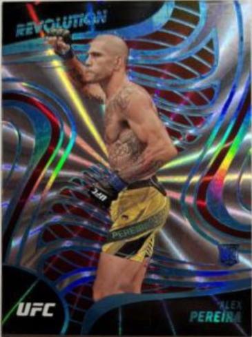 Alex Pereira 2023 Panini Chronicles UFC Revolution #15 Sunburst