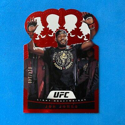 Jon Jones 2021 Panini Chronicles UFC Base Crown Royale #19 Red