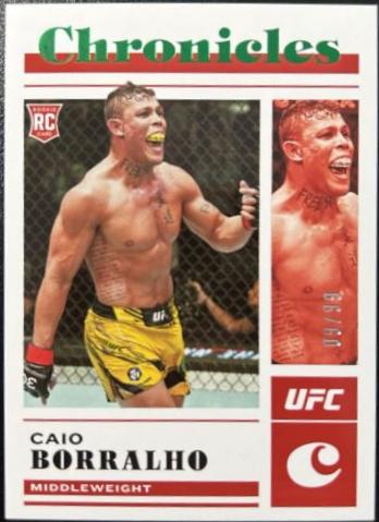 Caio Borralho 2023 Panini Chronicles UFC Base Chronicles #76 Green