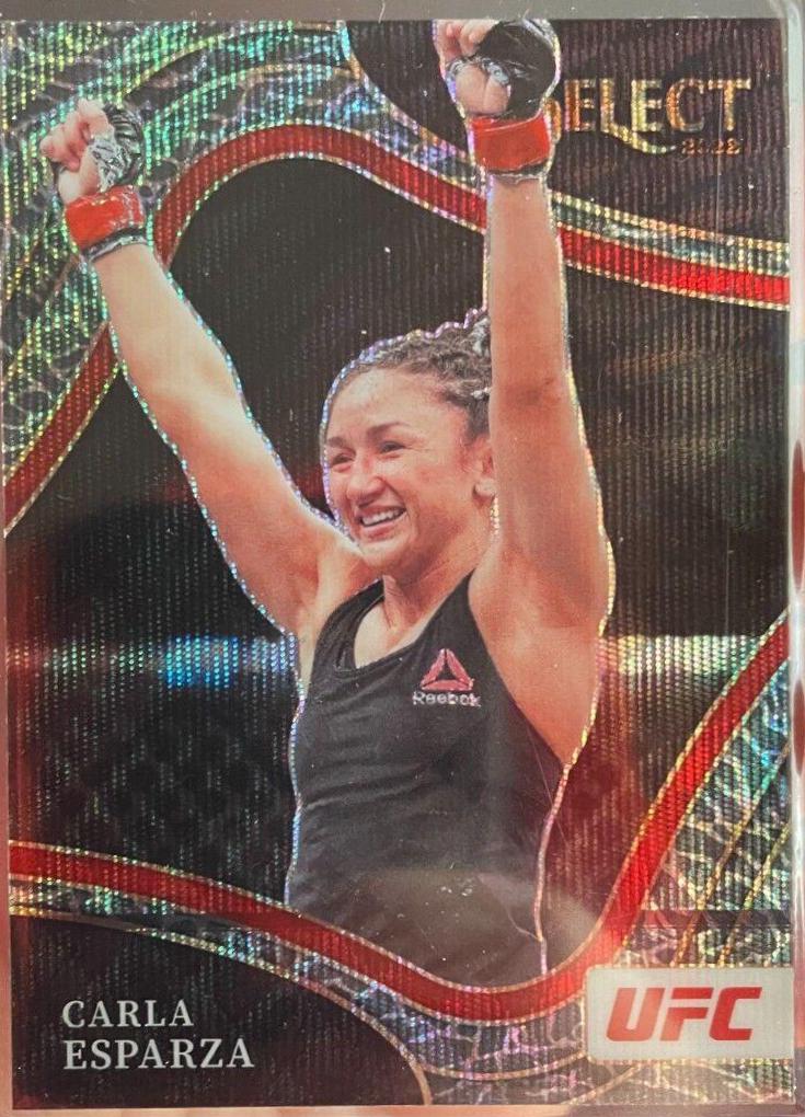 Carla Esparza 2022 Panini Select UFC Octagonside #223 Elephant