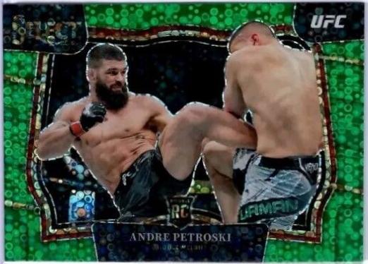 Andre Petroski 2023 Panini Select UFC Octagonside #224 Green Disco