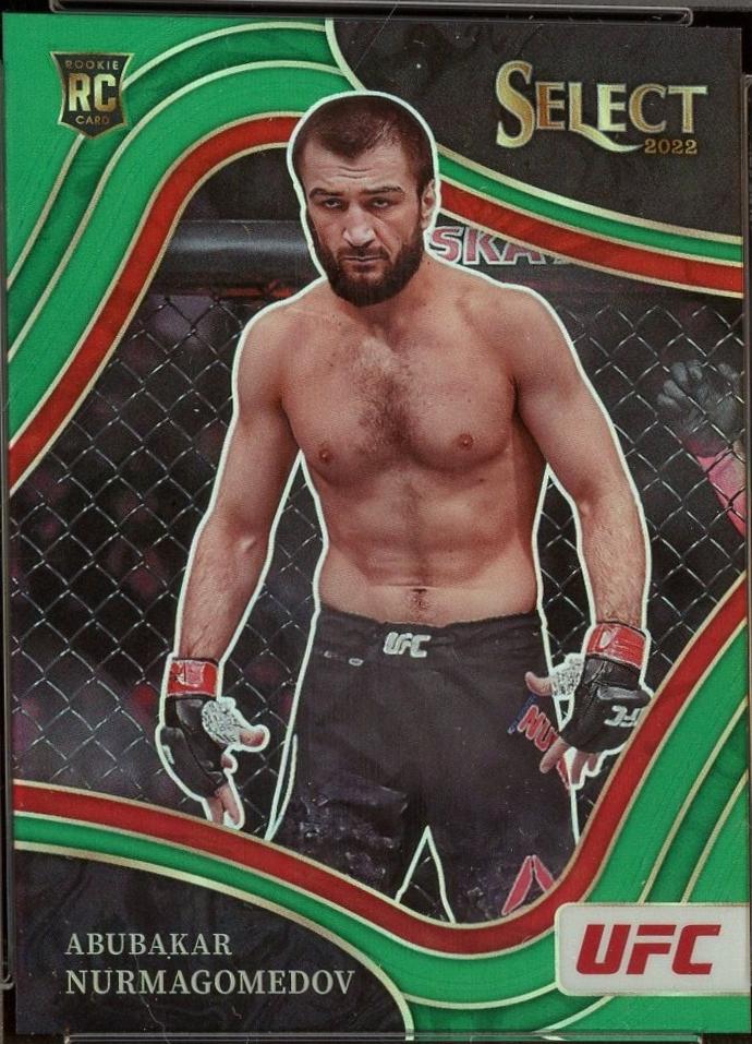 Abubakar Nurmagomedov 2022 Panini Select UFC Octagonside #270 Green