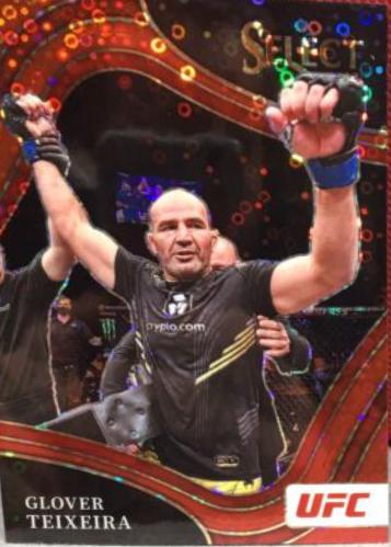 Glover Teixeira 2022 Panini Select UFC Octagonside #211 Red Disco