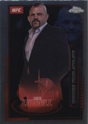 Chuck Liddell 2025 Topps Chrome UFC Mission Control #MCL-5 Geometric Aqua Refractor
