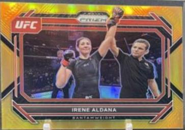 Irene Aldana 2023 Panini Prizm UFC Base #72 Orange