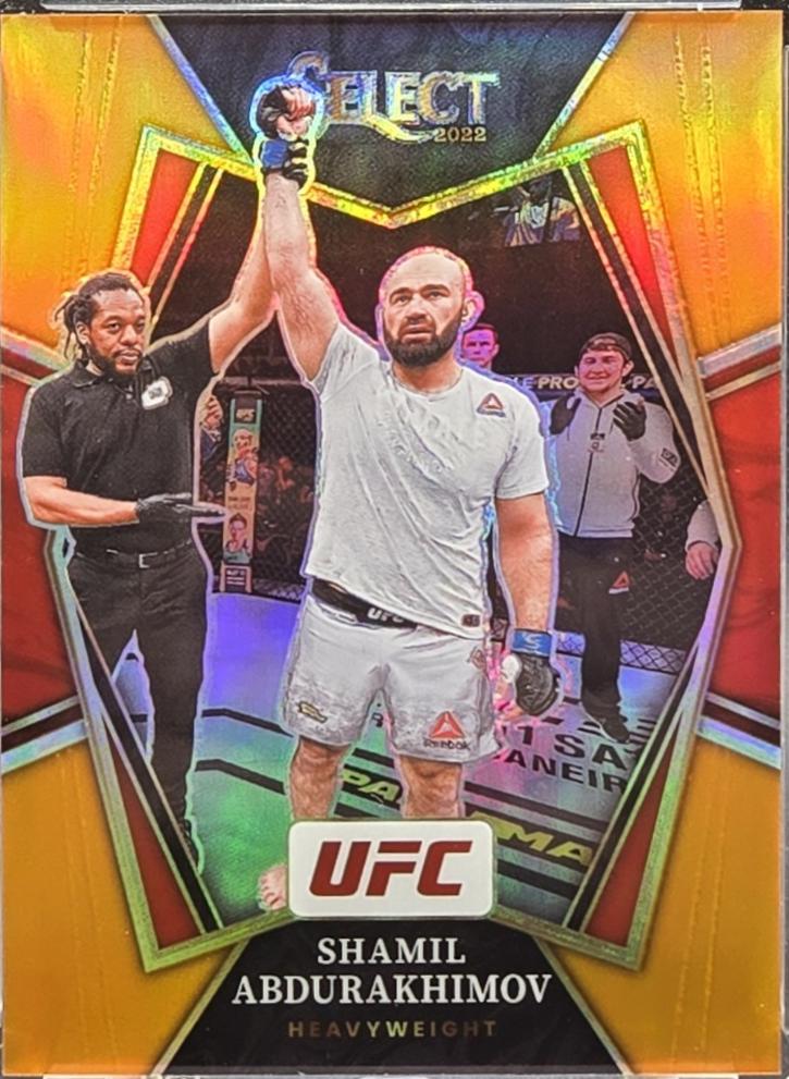 Shamil Abdurakhimov 2022 Panini Select UFC Premier Level #194 Orange