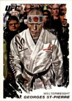 Georges St-Pierre 2011 Topps UFC Moment of Truth Base #100 Diamond