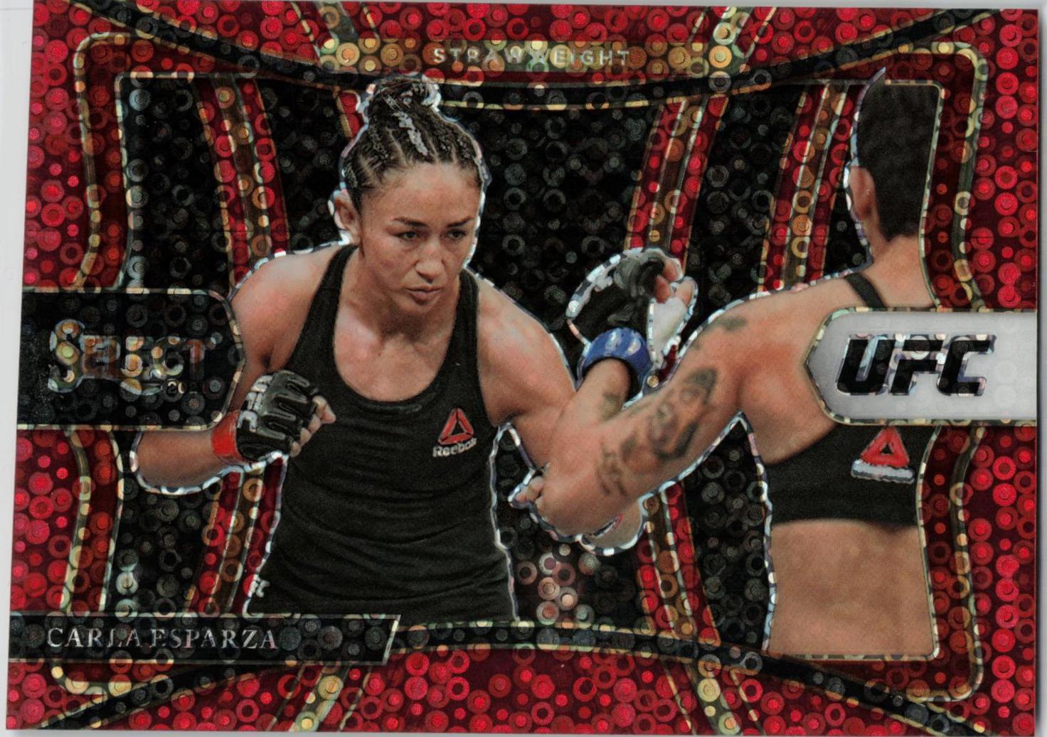 Carla Esparza 2021 Panini Select UFC Premier Level #171 Red Disco
