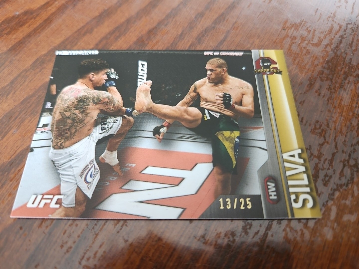 Antonio Silva 2015 Topps UFC Champions Base #145 Gold