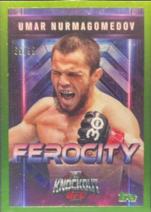 Umar Nurmagomedov 2025 Topps Knockout UFC Ferocity #FE-18 Black