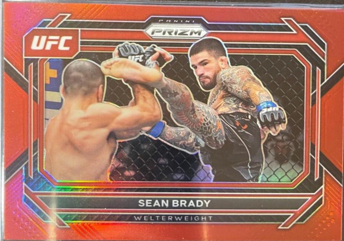 Sean Brady 2023 Panini Prizm UFC Base #51 Red