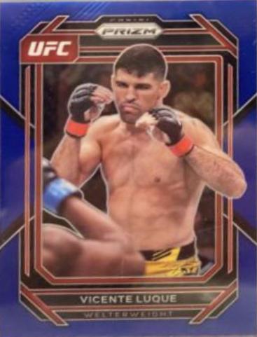 Vicente Luque 2023 Panini Prizm UFC Base #168 Blue