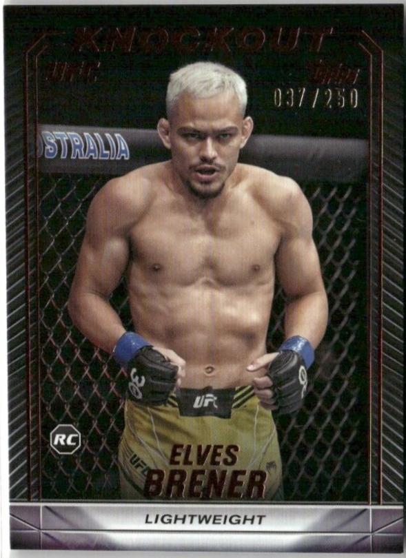 Elves Brener 2024 Topps Knockout UFC Base #80 Bronze