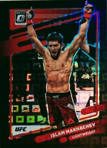 Islam Makhachev 2022 Panini Donruss Optic UFC Base #12 Black Pandora