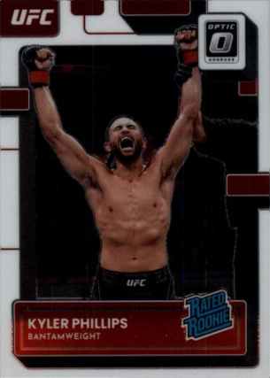 Kyler Phillips 2023 Panini Donruss Optic UFC Base #109 Gold
