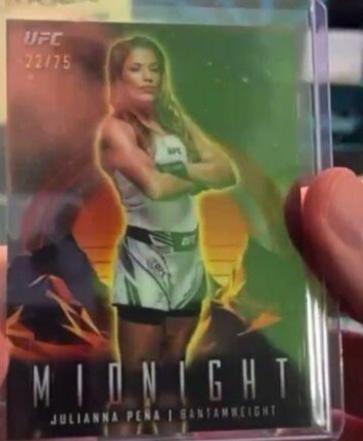 Julianna Peña 2024 Topps Midnight UFC Base #3 Dusk