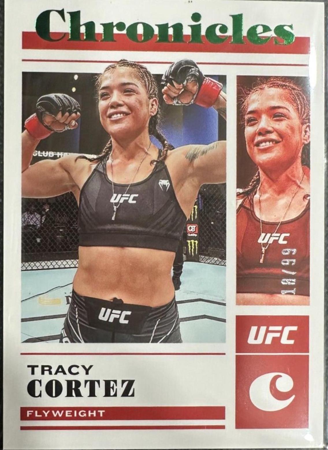 Tracy Cortez 2023 Panini Chronicles UFC Base Chronicles #31 Green
