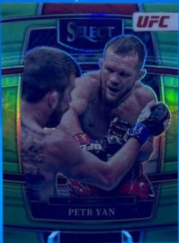 Petr Yan 2022 Panini Select UFC Concourse #7 Neon Green
