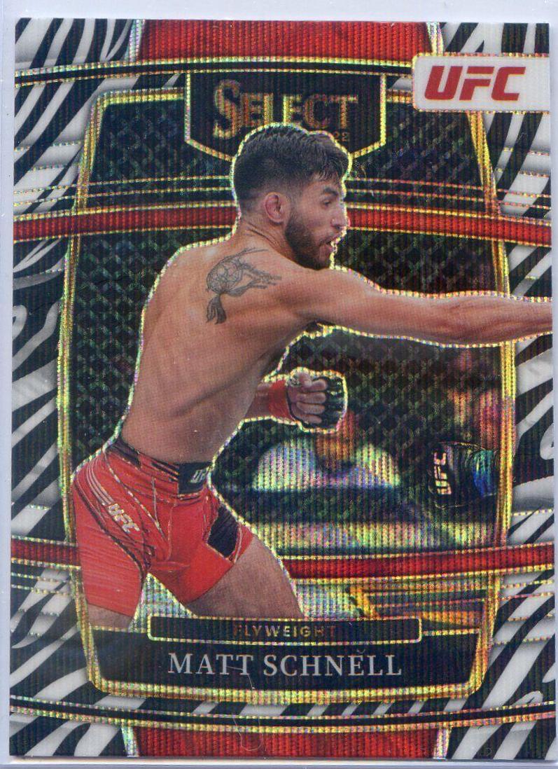 Matt Schnell 2022 Panini Select UFC Concourse #16 Zebra
