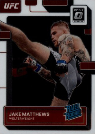 Jake Matthews 2023 Panini Donruss Optic UFC Base #116 Holo