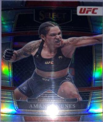 Amanda Nunes 2022 Panini Select UFC Concourse #97 Silver