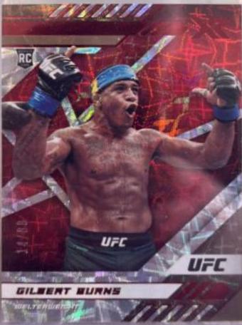 Gilbert Burns 2021 Panini Chronicles UFC Base XR #193 Asia Red