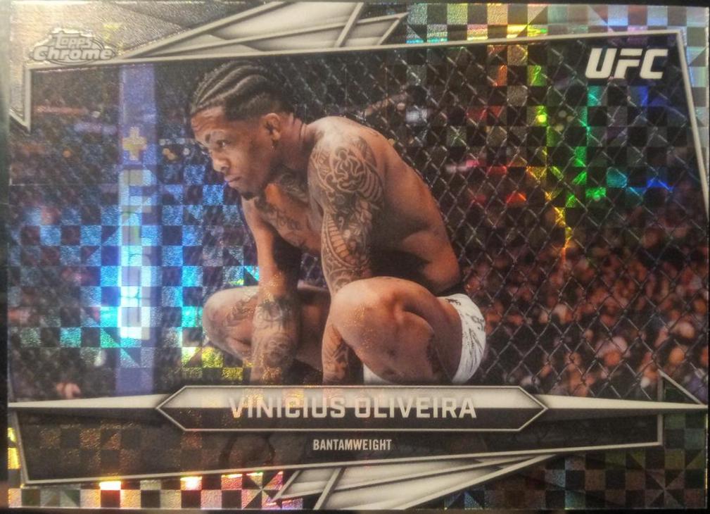 Vinicius Oliveira 2026 Topps Chrome UFC Base #122 X-fractor