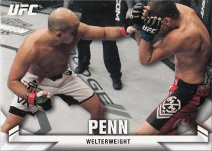 BJ Penn 2013 Topps UFC Knockout Base #8 Blue
