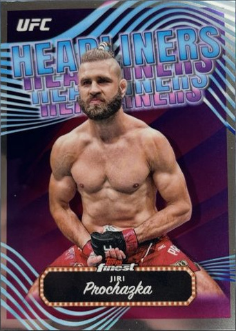 Jiri Prochazka 2024 Topps Finest UFC Headliners #HDL-9 Checkerboard Refractor