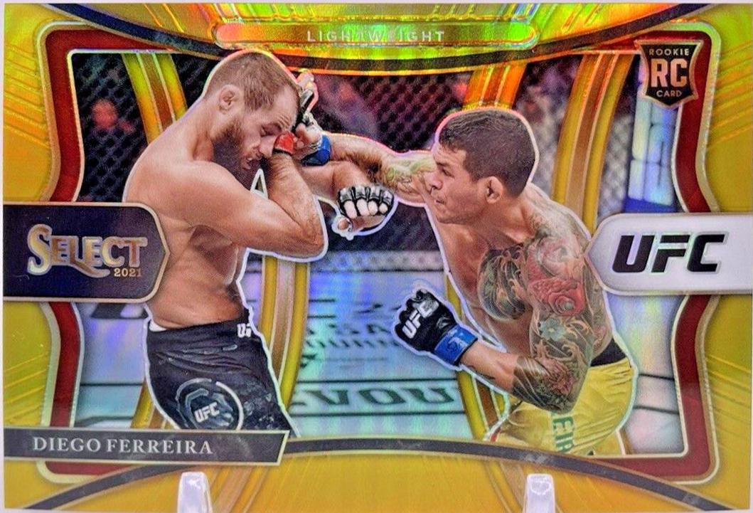 Diego Ferreira 2021 Panini Select UFC Premier Level #119 Gold