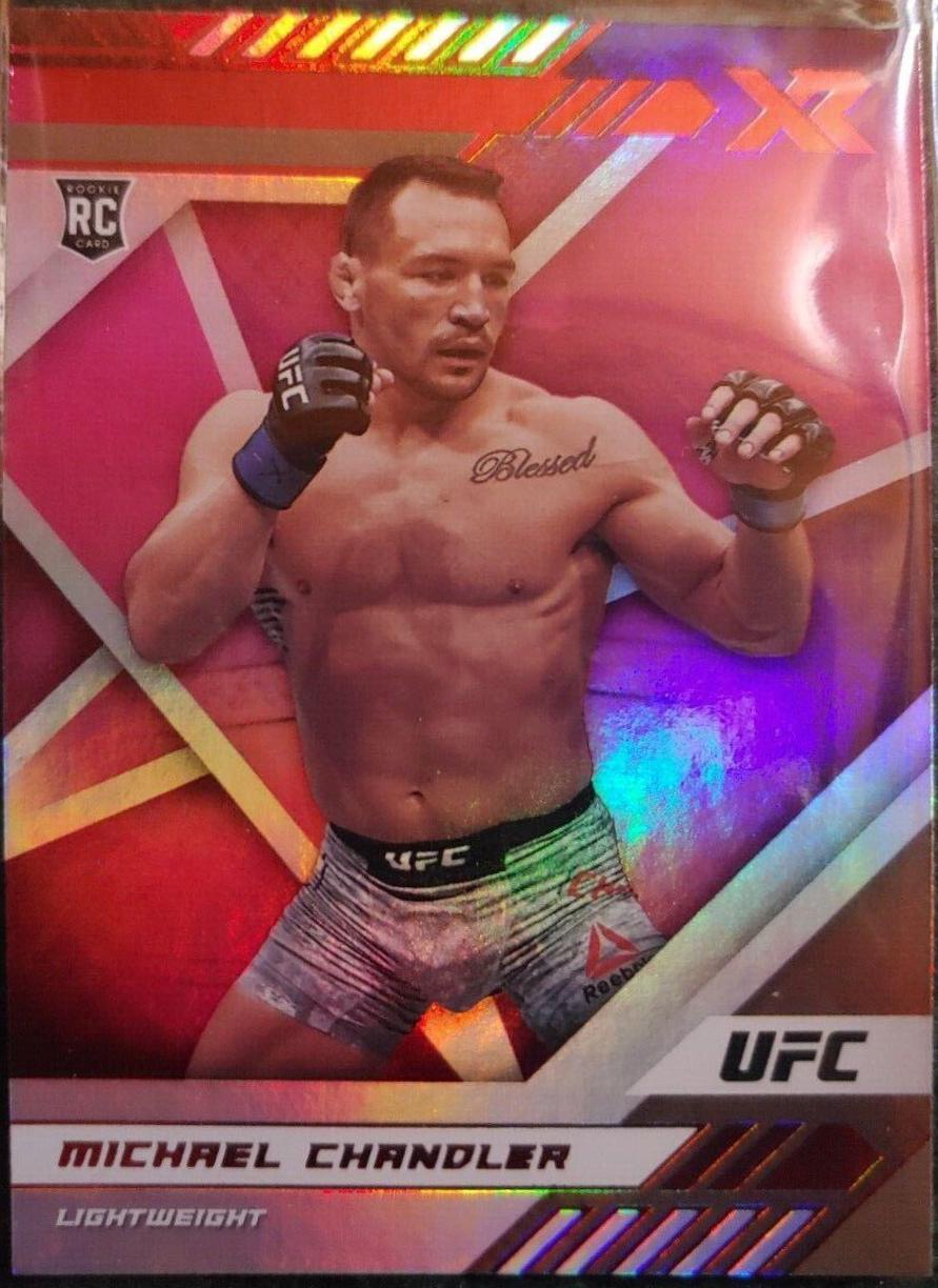 Michael Chandler 2021 Panini Chronicles UFC Base XR #182 Pink