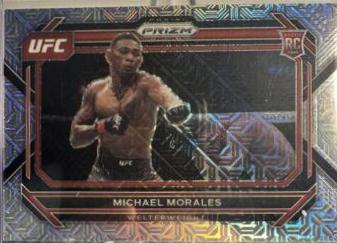 Michael Morales 2023 Panini Prizm UFC Base #97 Mojo