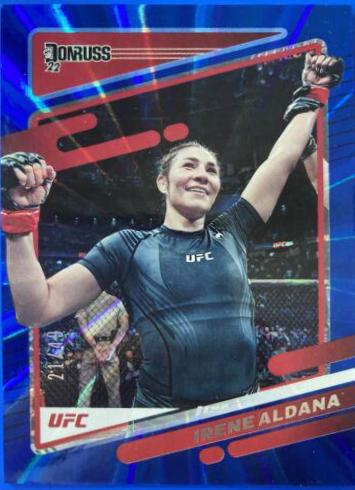 Irene Aldana 2022 Panini Donruss UFC Base #119 Laser