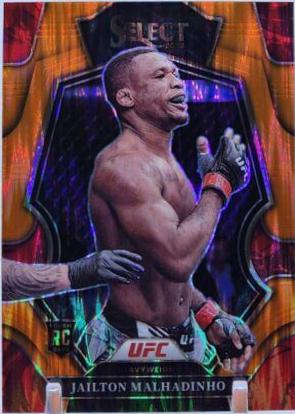 Jailton Almeida 2023 Panini Select UFC Premier Level #104 Orange Flash