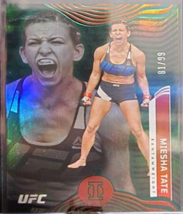 Miesha Tate 2022 Panini Chronicles UFC Base Illusions #278 Green