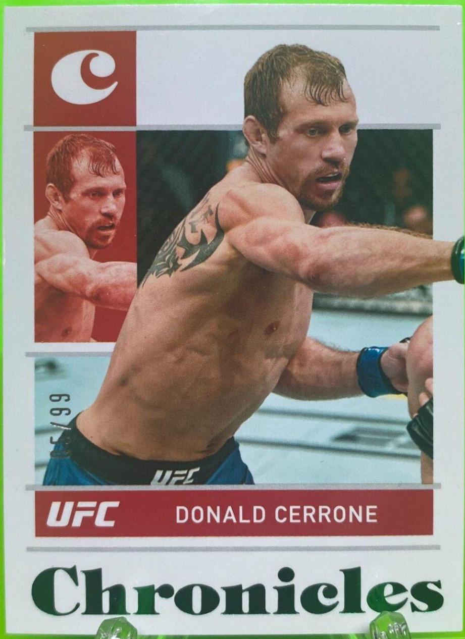 Donald Cerrone 2022 Panini Chronicles UFC Base Chronicles #19 Green