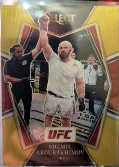 Shamil Abdurakhimov 2022 Panini Select UFC Premier Level #194 Gold
