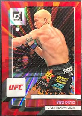 Tito Ortiz 2023 Panini Donruss UFC Base #33 Red Laser