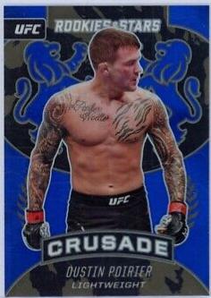 Dustin Poirier 2021 Panini Chronicles UFC Base Crusade #235 Blue