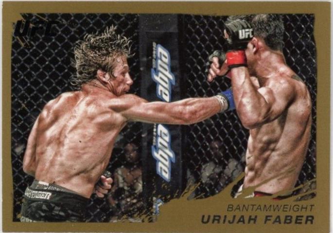Urijah Faber 2011 Topps UFC Moment of Truth Base #71 Gold