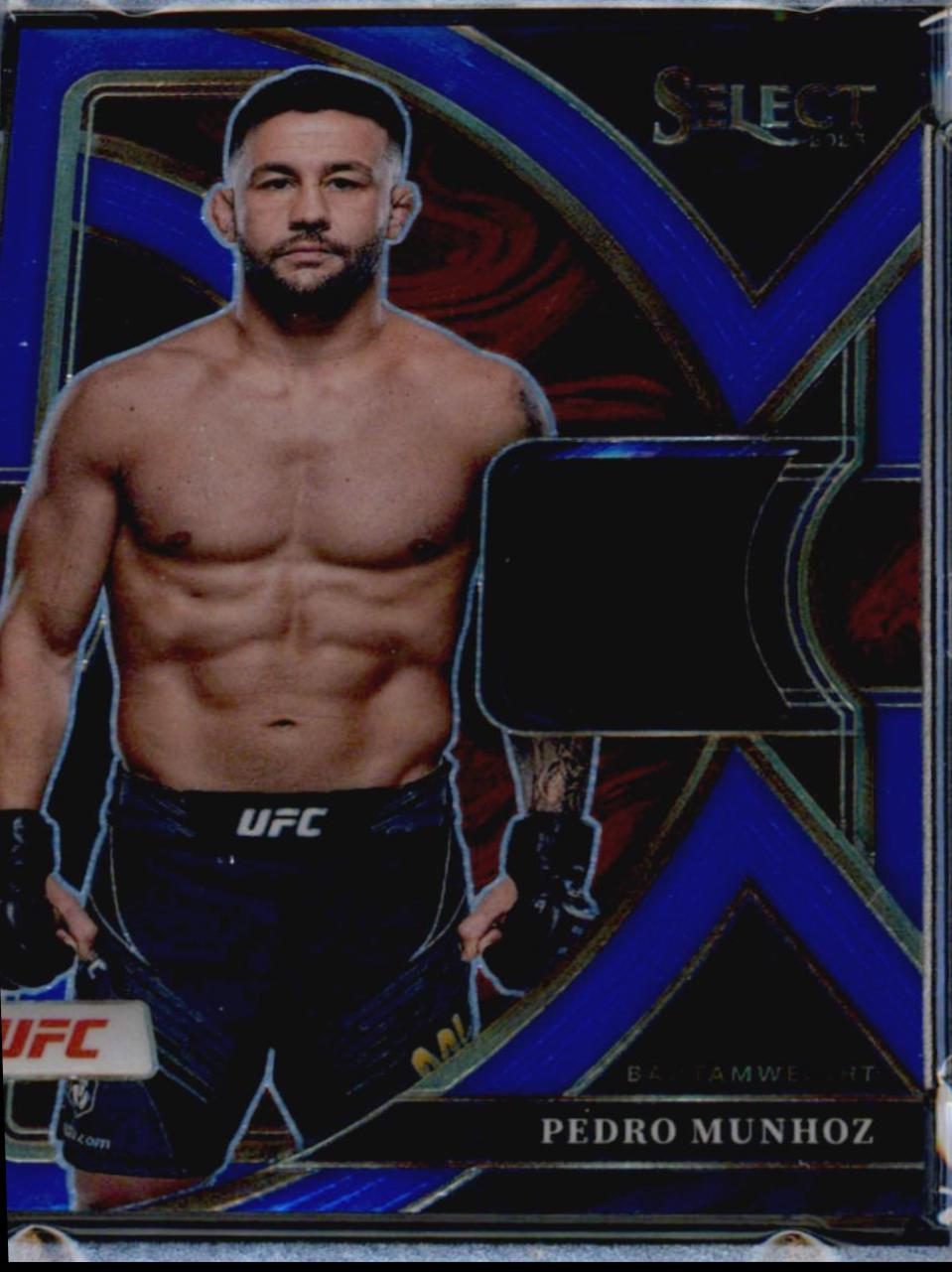 Pedro Munhoz 2023 Panini Select UFC Octagonside #279 Blue Disco